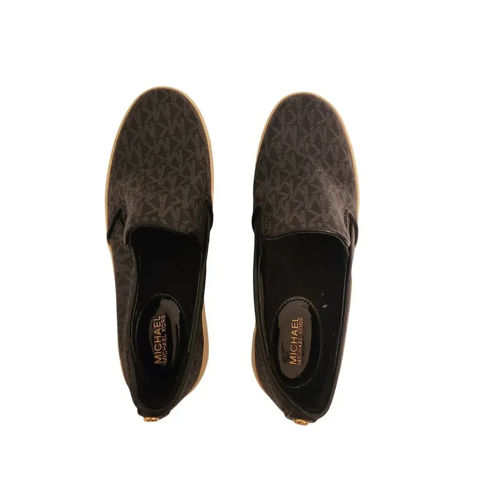 MICHAEL Michael Kors Keaton Logo Slip-On Sneaker Black 5.5